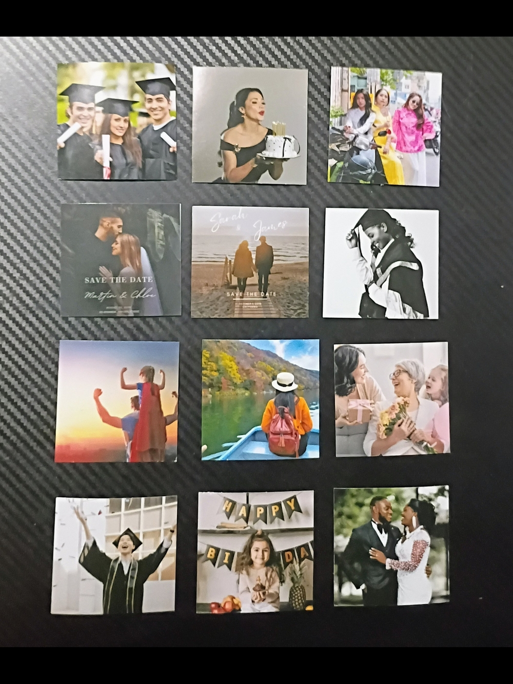 12 Pack, Custom Photo Magnets - Picture 2 of 4